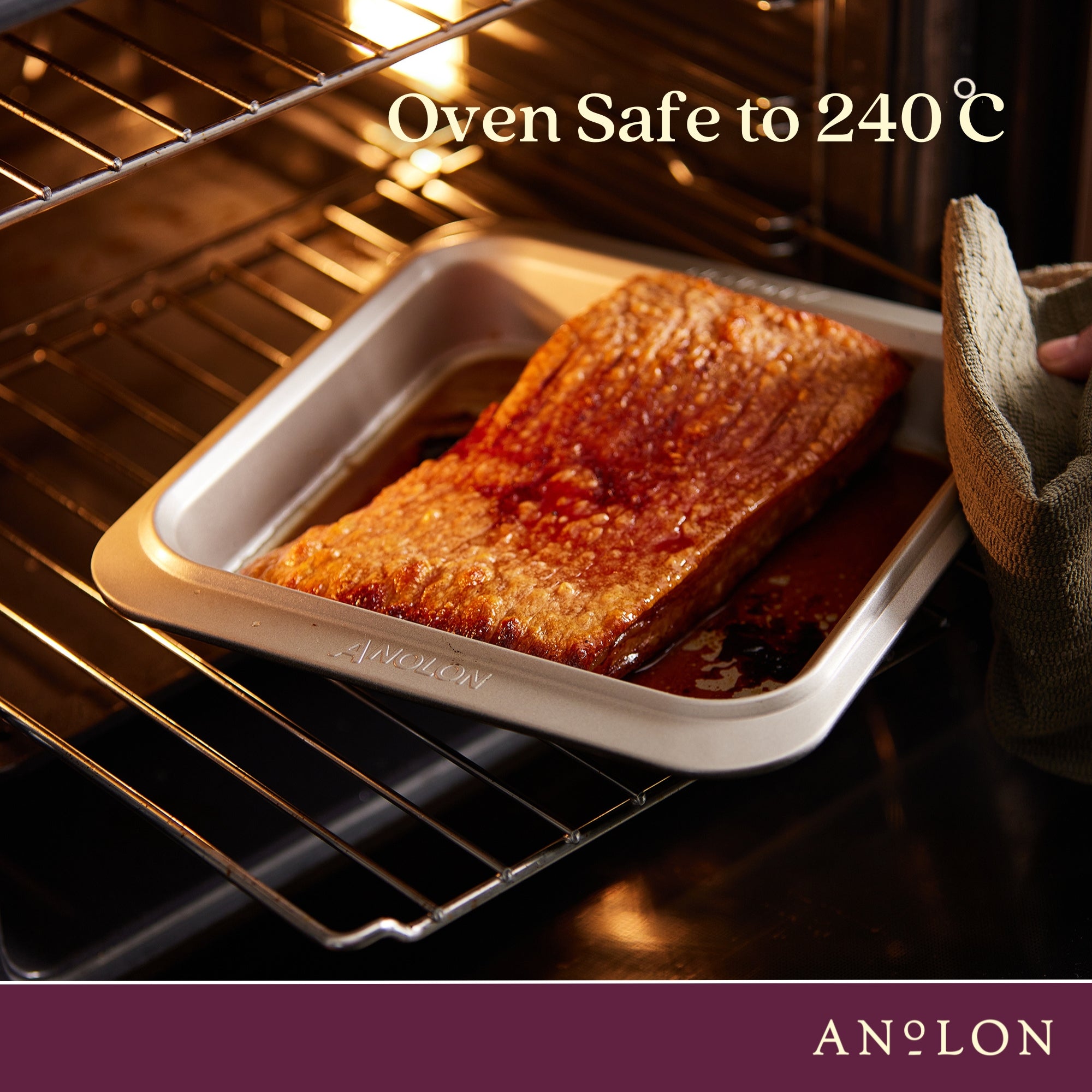 Anolon Ceramic Reinforced 23cm Square Cake Pan Cookware Brands