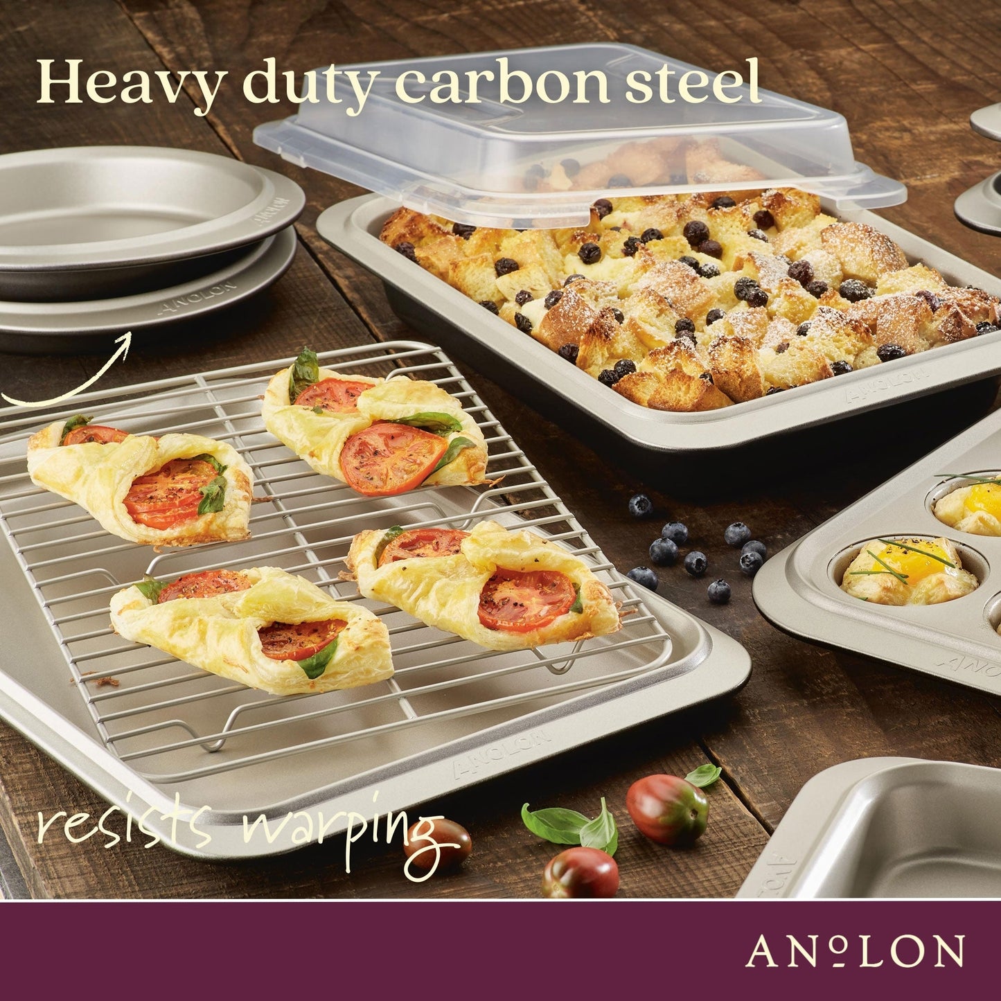 Anolon Ceramic Reinforced Rectangular Baking Pan 23 x 33cm