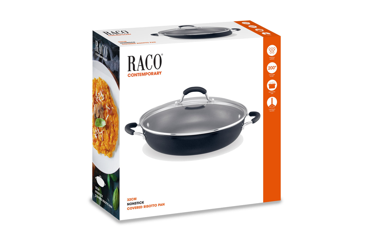 RACO Contemporary Nonstick Induction 32cm/5.2L Covered Risotto