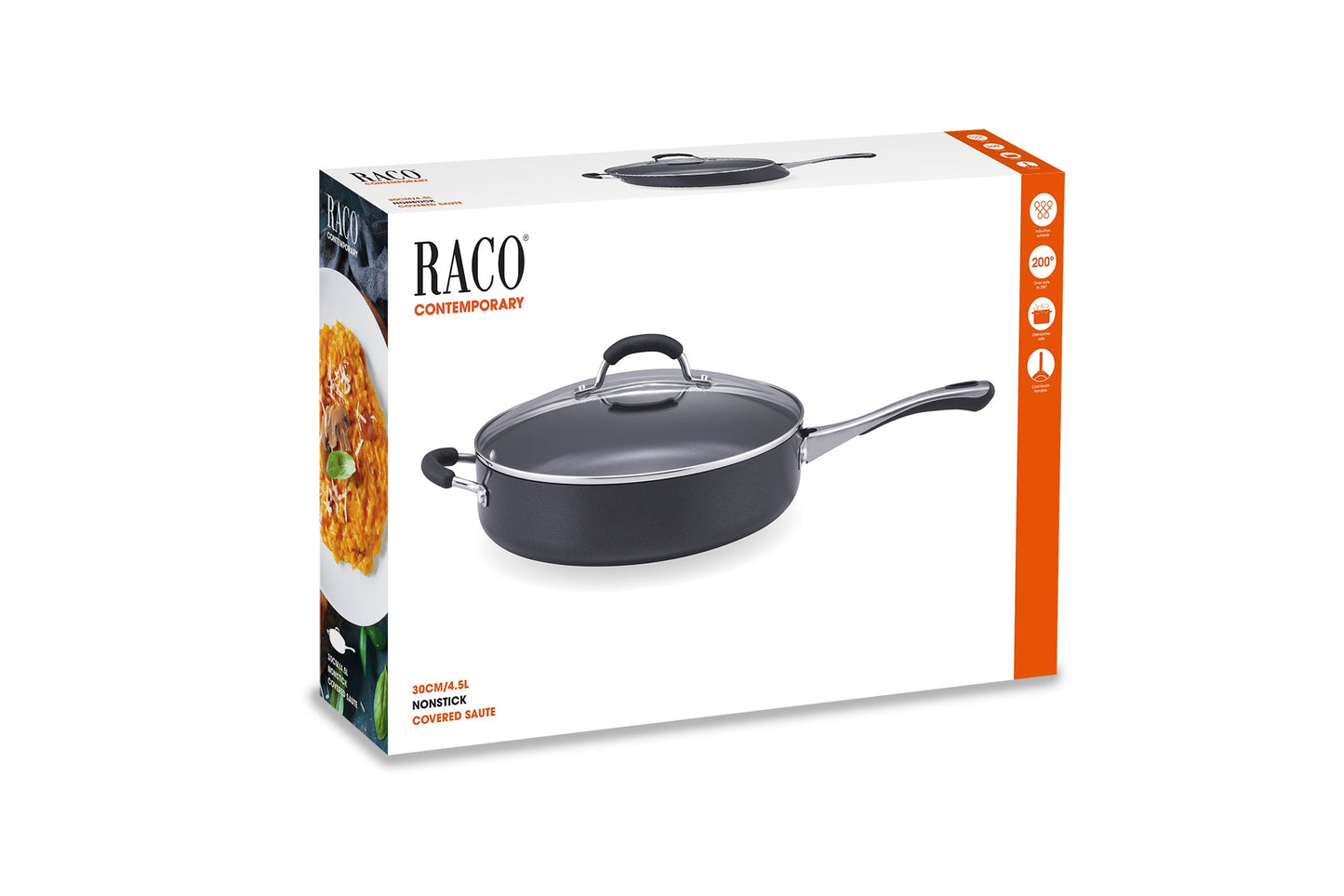 RACO Contemporary Nonstick Induction 30cm/4.5L Covered Saute