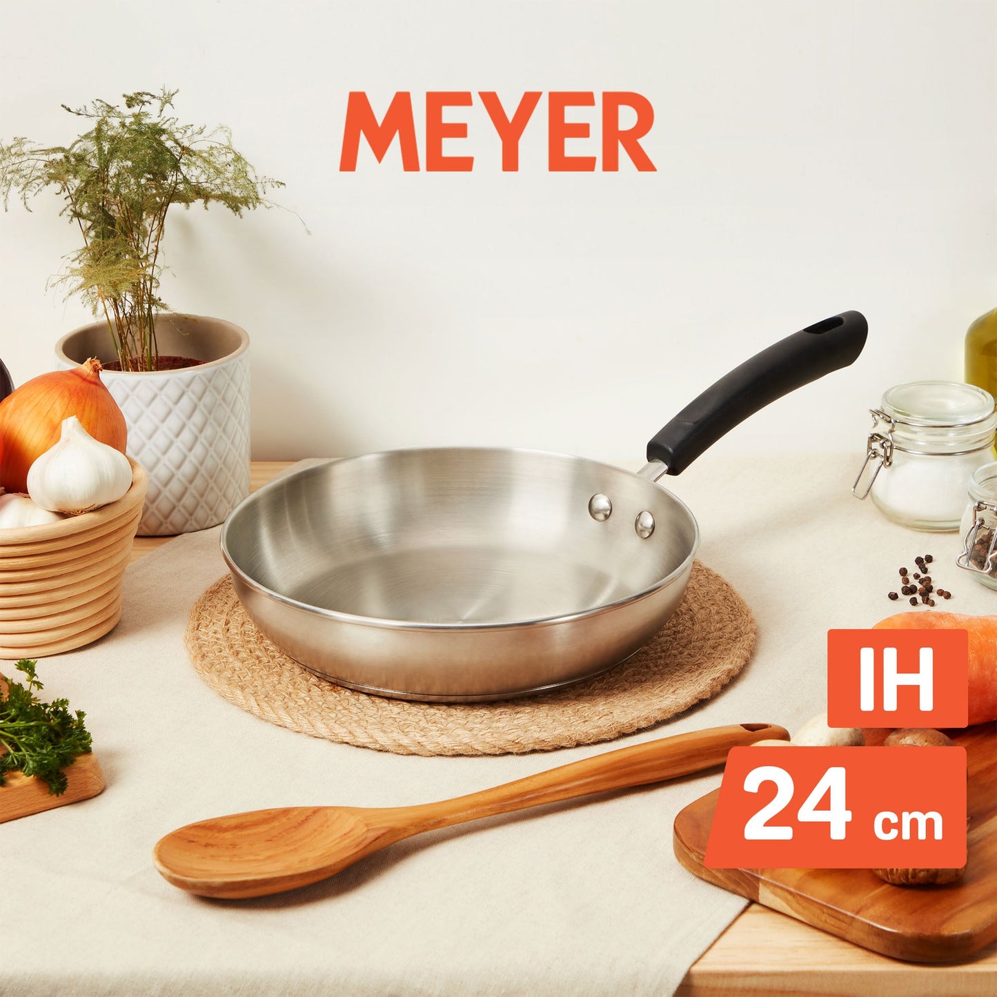 Meyer Centennial Stainless Steel 24cm Frypan