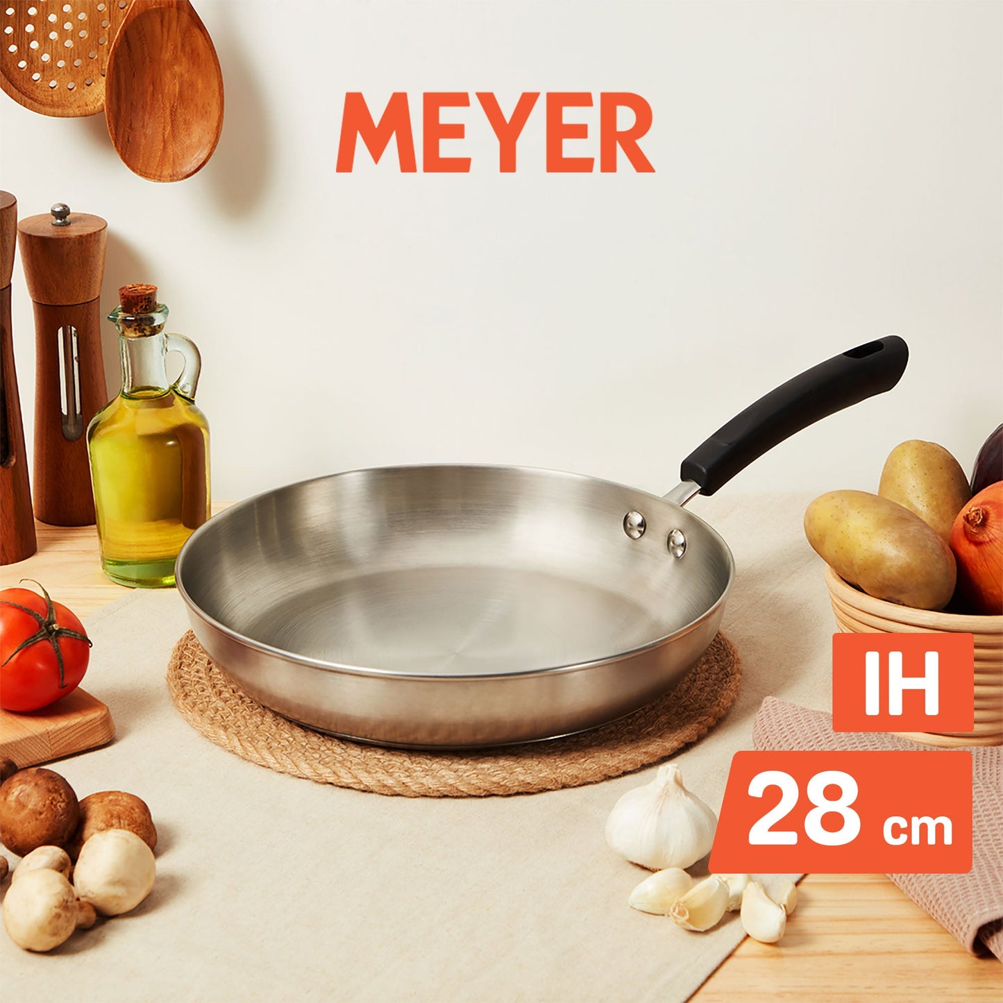 Meyer Centennial Stainless Steel 28cm Frypan