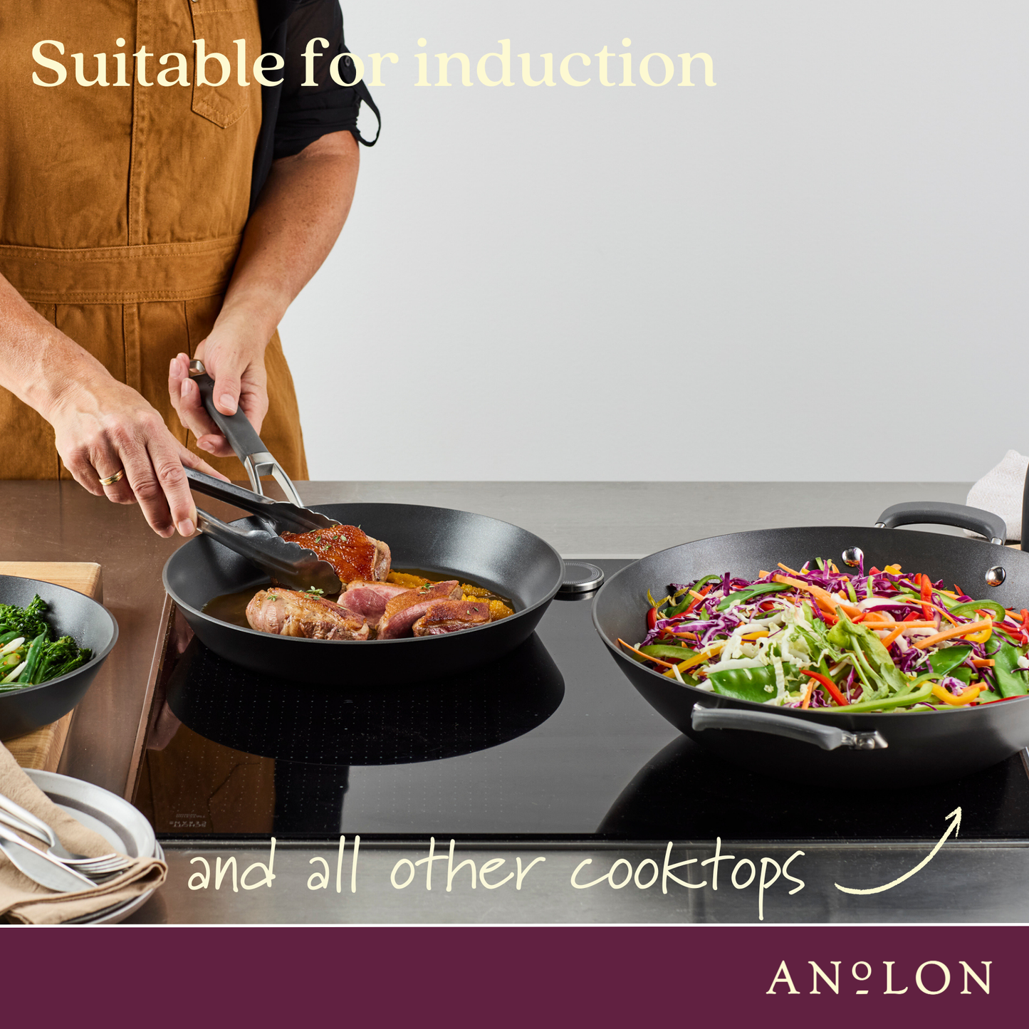 Anolon Endurance+ Nonstick Induction Covered Casserole 30cm/7.1L