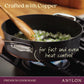 Anolon Nouvelle Copper Luxe Nonstick Induction Covered Saucepan Onyx 16cm/1.9L