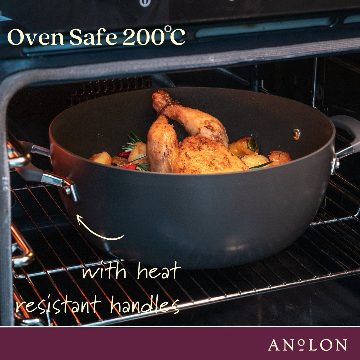 Anolon Endurance+ Nonstick Induction Covered Risotto 30cm/5.2L