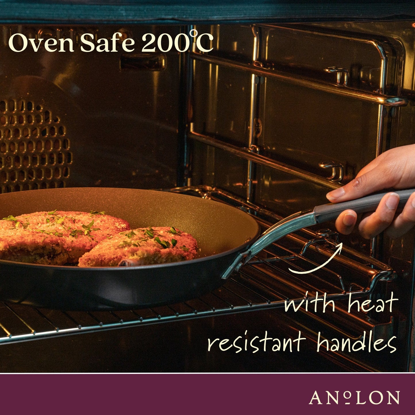 Anolon Endurance+ Nonstick Induction Skillet Triple Pack 20/24/28cm