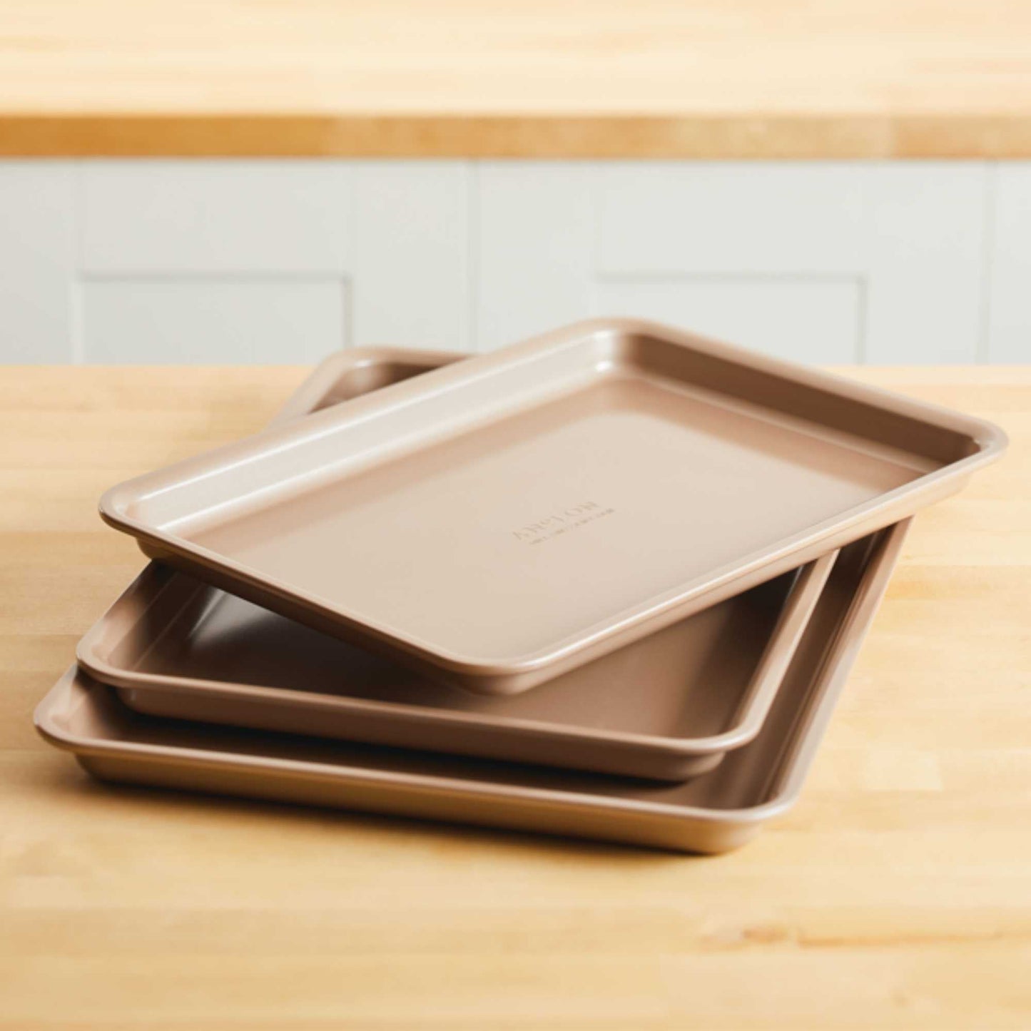 Anolon Gourmet 3 Piece Bakeware Set Bronze