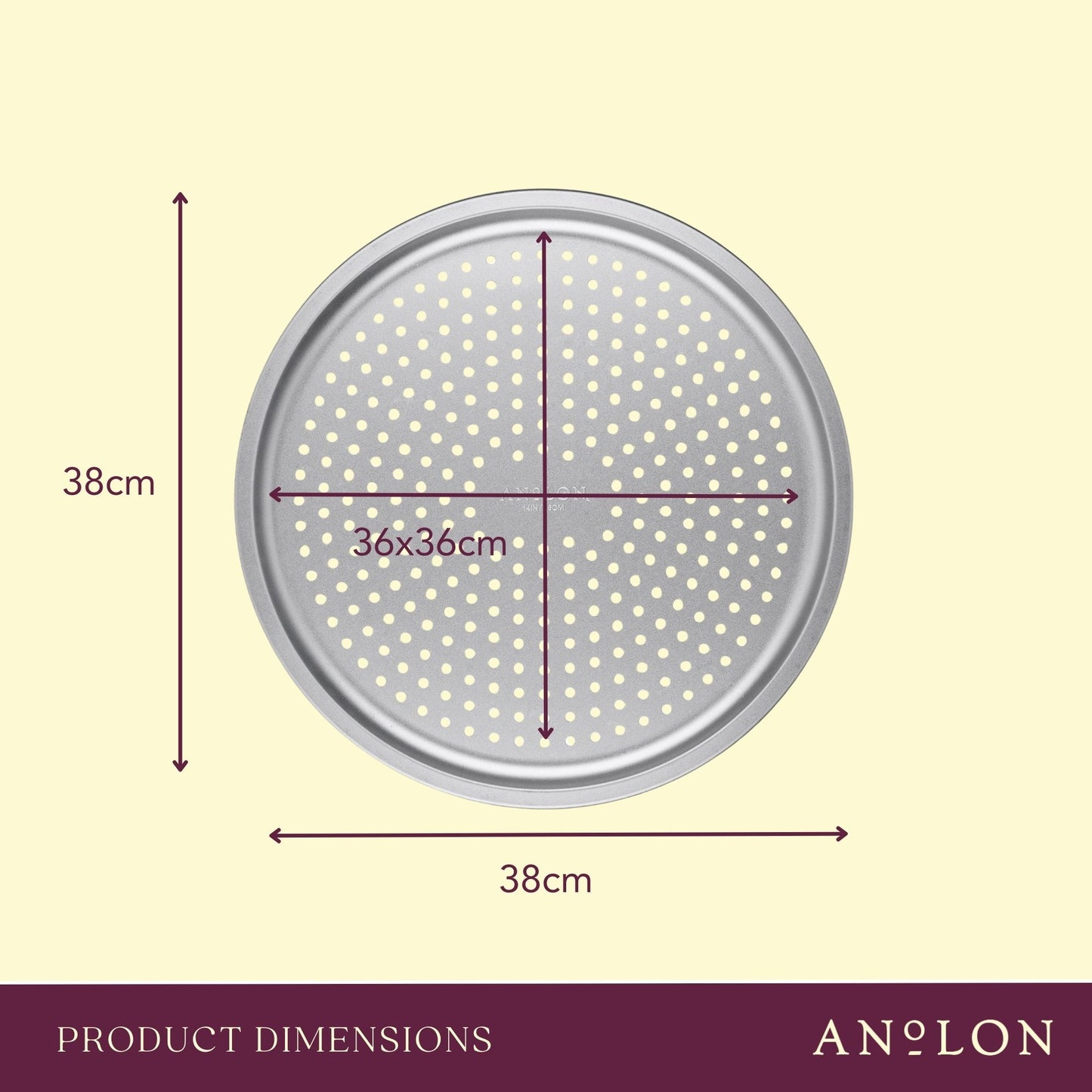 Anolon Pro-Bake Pizza Pan 36cm