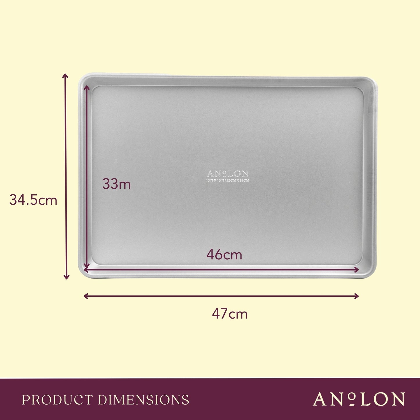 Anolon Pro-Bake 2 Piece Half Sheet Set 33 x 46cm