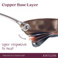 Anolon Nouvelle Copper Luxe Nonstick Induction Skillet Twin Pack 22/25cm Sable