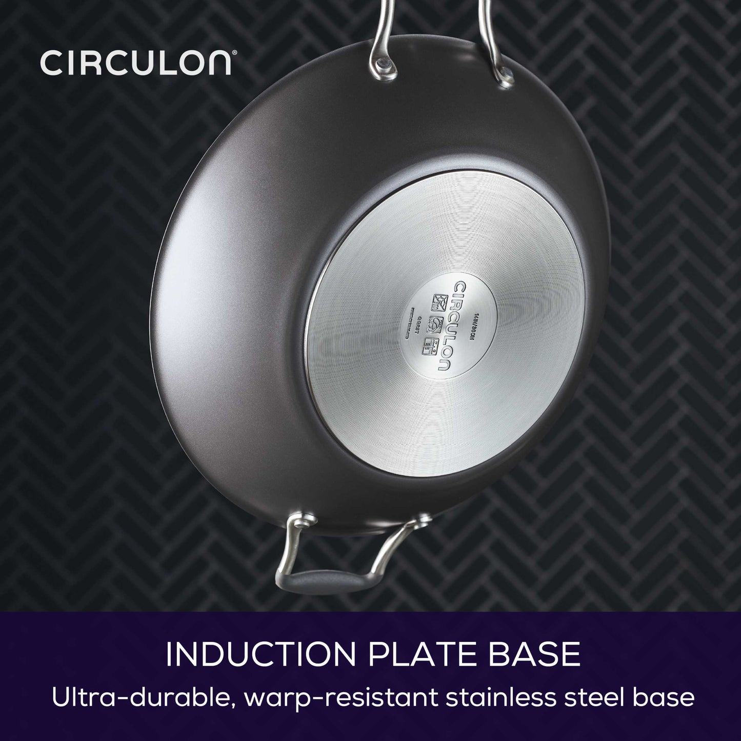 Circulon ScratchDefense A1 Nonstick Induction Covered Wok 36cm