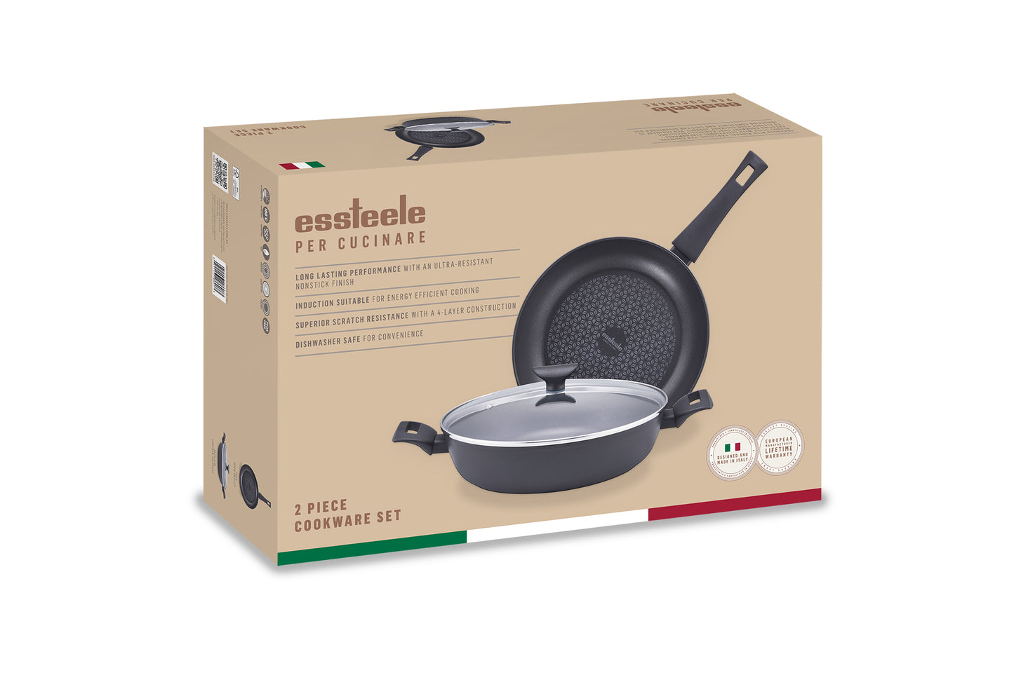 Essteele Per Cucinare Nonstick 2 Piece Cookware Set