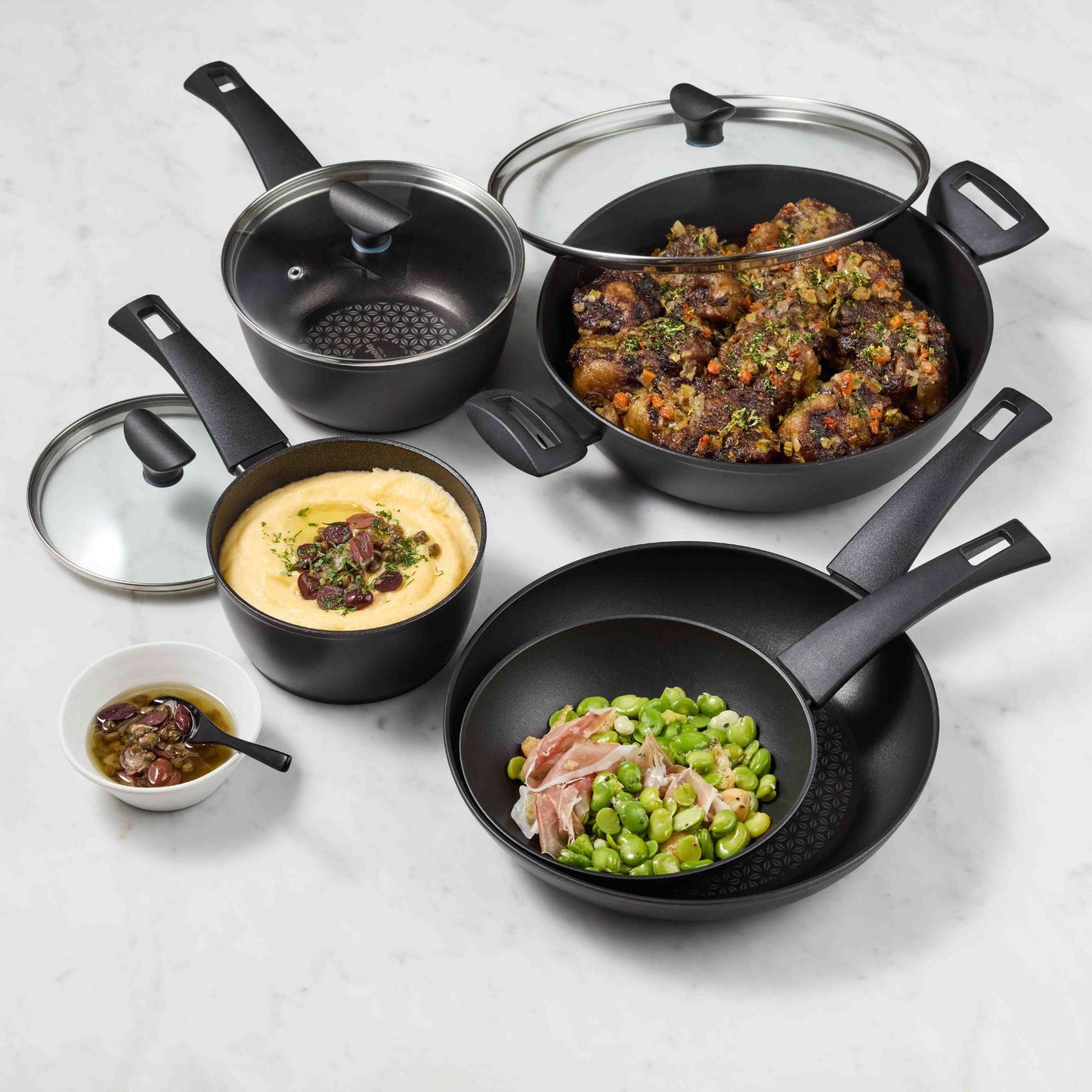 Essteele Per Cucinare 5 Piece Nonstick Induction Cookware Set